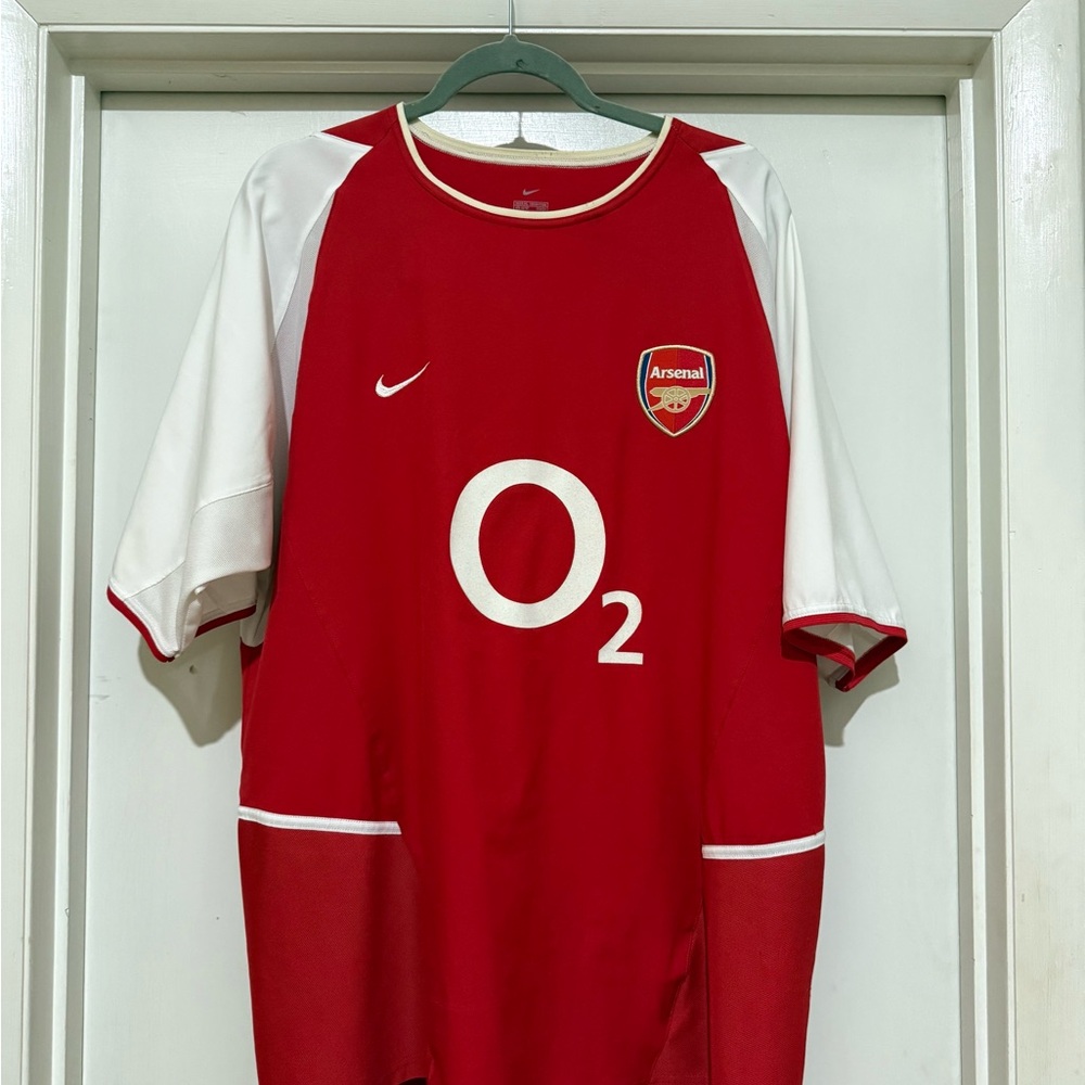 Nike Arsenal Red and White Jersey